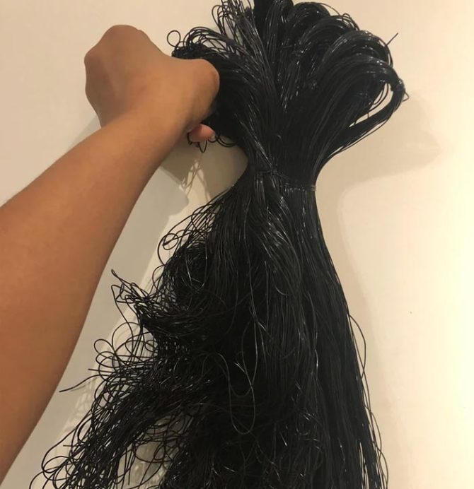 Kids and Adult Black Hair Thread