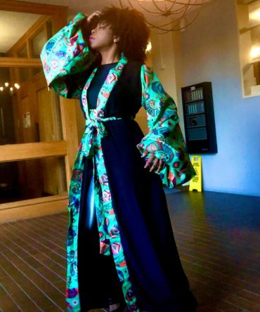Ankara Kimono Robe