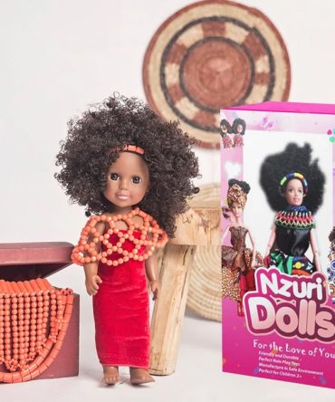 Black African Doll With Edo Attire