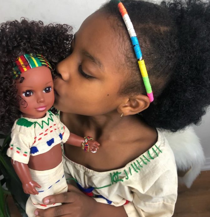 Black Beautiful Hausa Doll