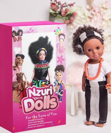 Black Curly Hair Doll