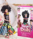 Black doll Curled Black Hair