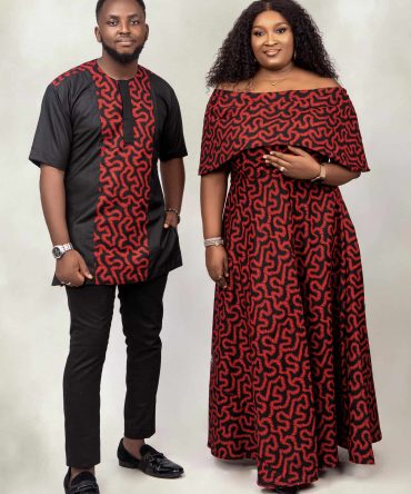 African Print Ankara Couple Matching Outfit