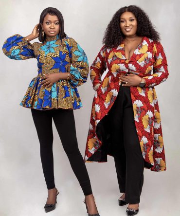 African Print Women Ankara Blazer and Top
