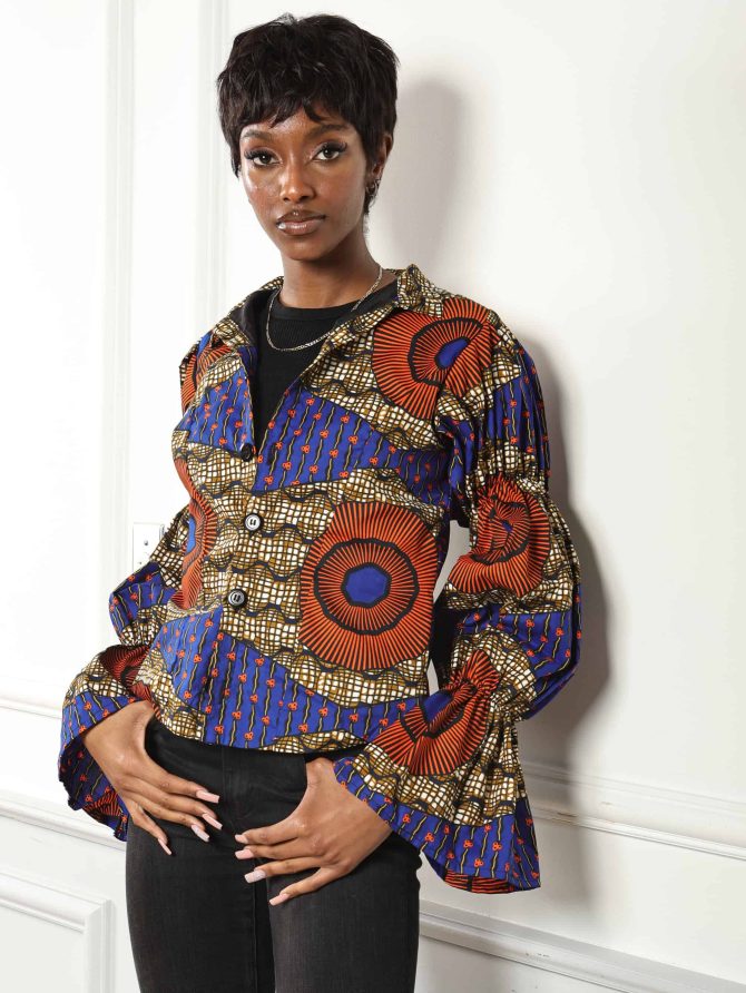 African Print Ankara Shirt Top