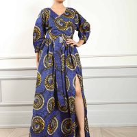 Debbi Flare African Print Dress