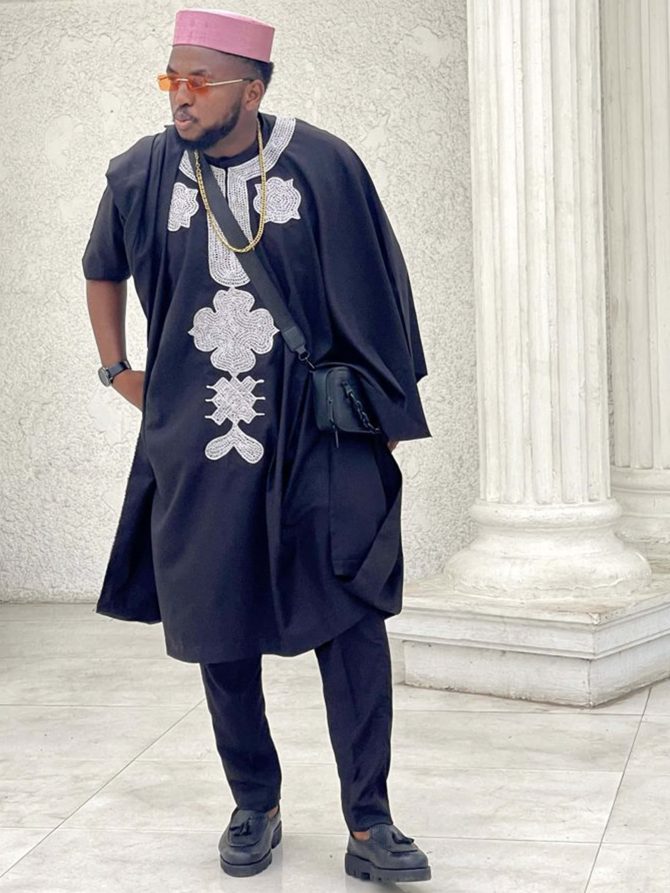 Men Complete Agbada and Cap