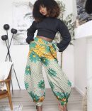 Lola Black Ankara Pant