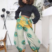 Lola Black Ankara Pant