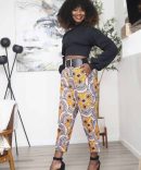 Lola Ankara Yellow Palazzo Pant