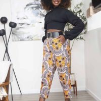 Lola Ankara Yellow Palazzo Pant