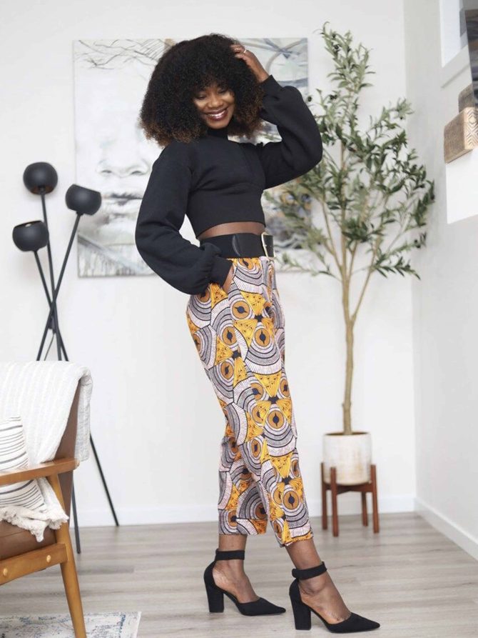 Lola Ankara Yellow Palazzo Pant