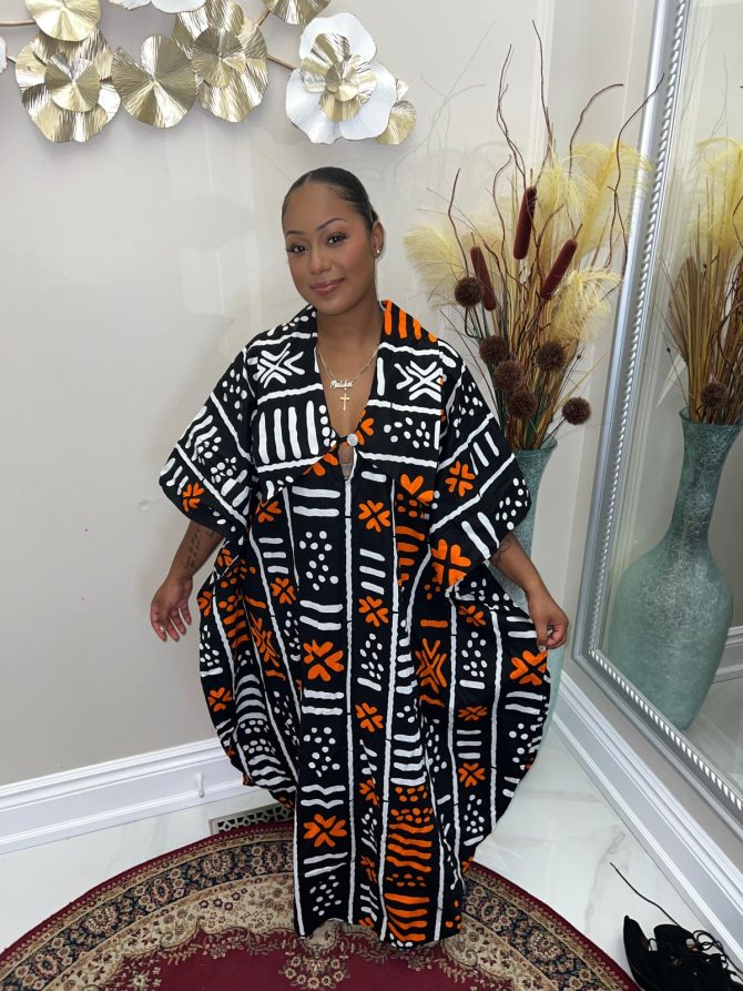 Africa Print Dress