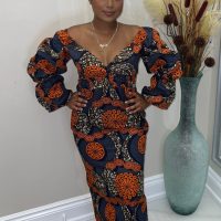 Africa Print Dress