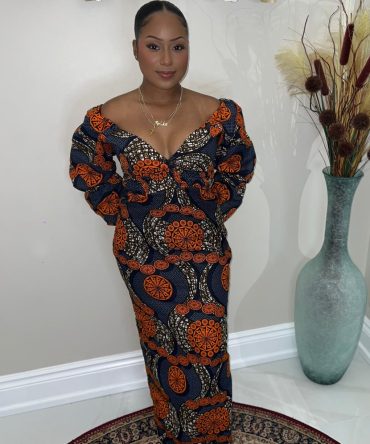 Africa Print Dress