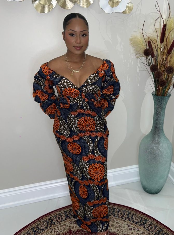 Africa Print Dress