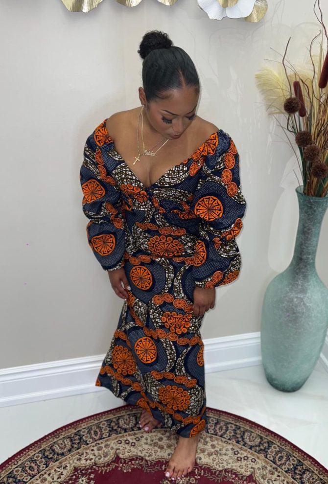 Africa Print Dress