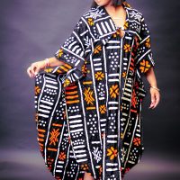 African Print Maxi Dress