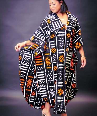 African Print Maxi Dress