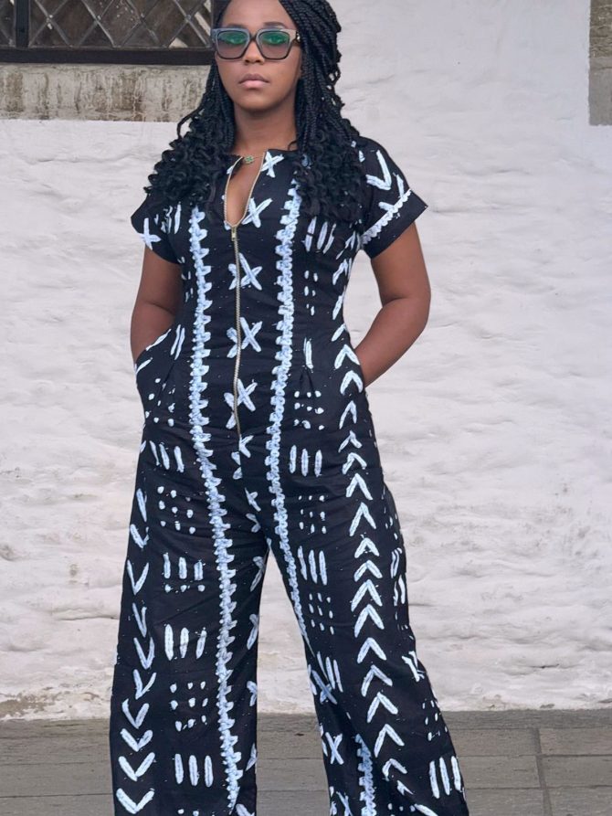 African Print women Jumpsuit