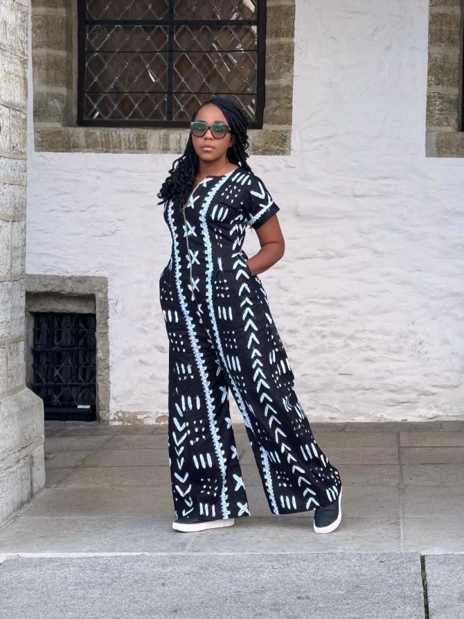 African Print women Jumpsuit