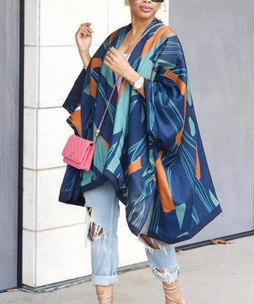 African Print Kimono